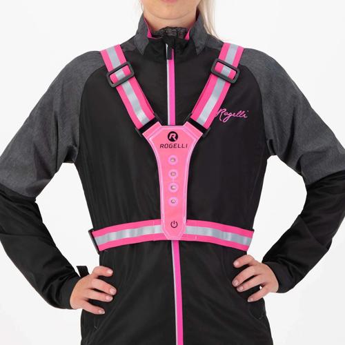 Led Hardloopvest - Rogelli - Roze