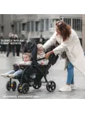 Luxe Elena dubbele buggy - Compact - Lichtgewicht