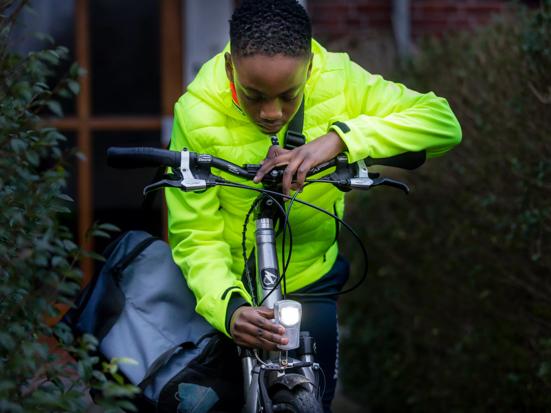 Fiets in het donker