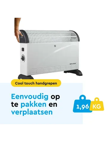 Elektrische Convectorkachel - 2000 watt