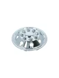 Wieldoppenset Chroom Bolvormig 14" - 4 Stuks