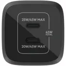 Belkin  Adapter 2 poorts - USB-C - 45W