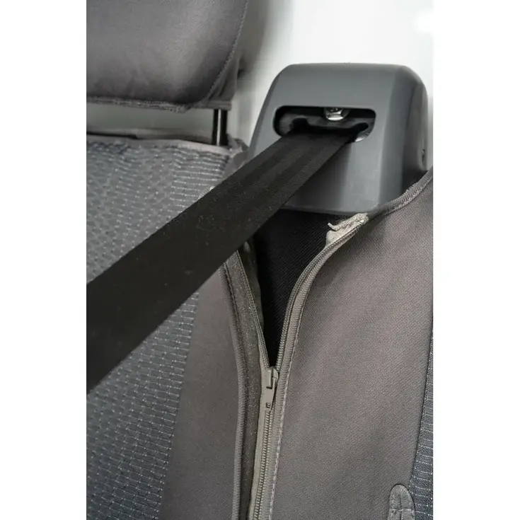 Semi pasklaar stoelhoes maat L grijs