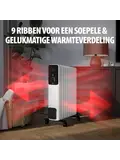 Olieradiator - Elektrische Kachel - 2000W