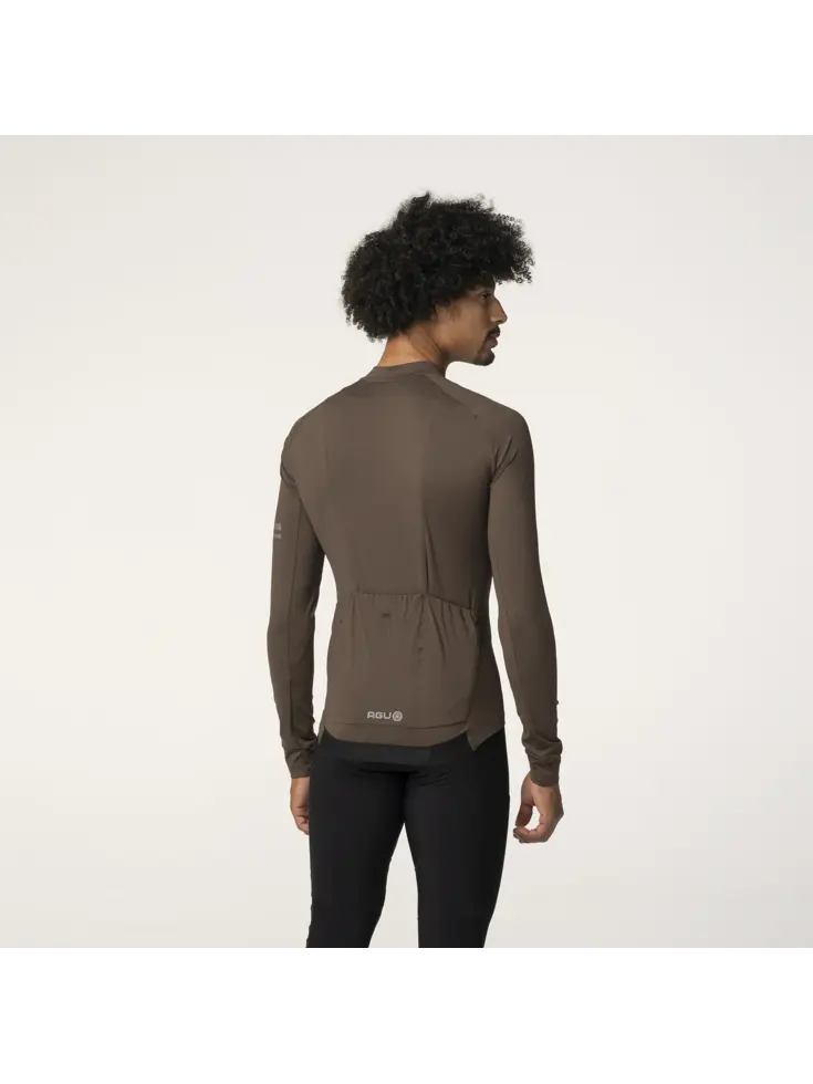Solid Fietsshirt Lange Mouwen Performance  Heren