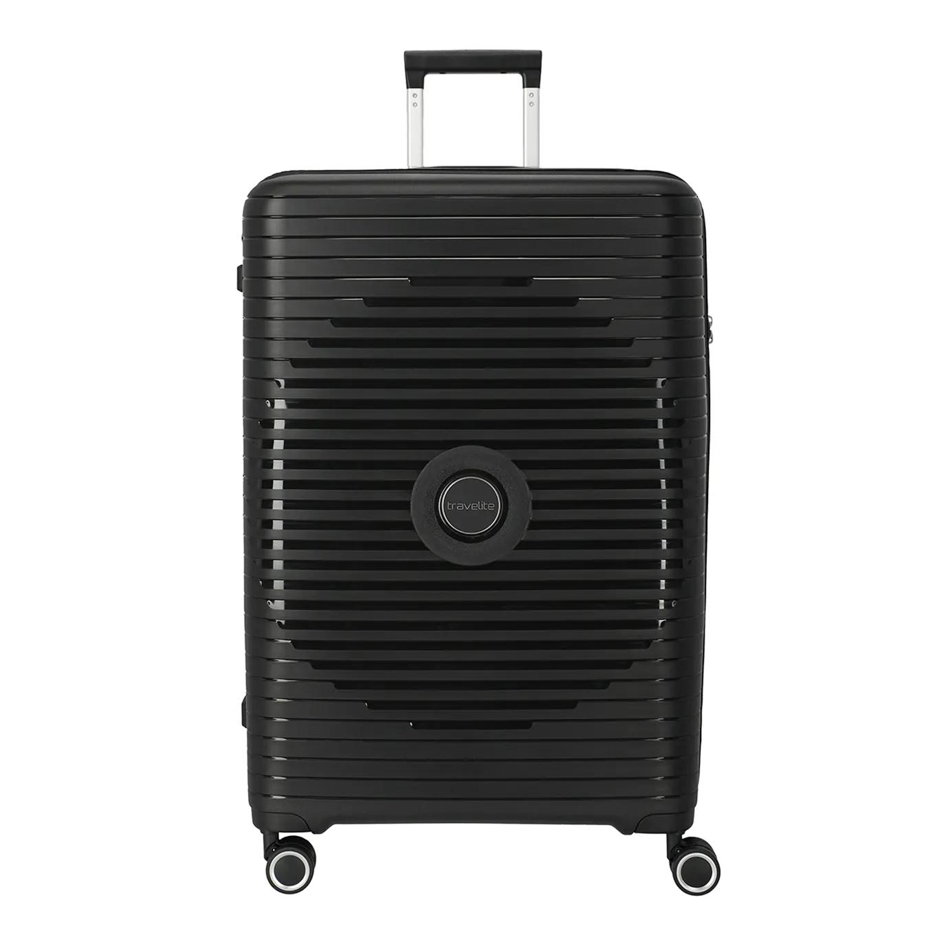 Travelite  Orbita 4W Trolley L black Zwart  Zwart main product image