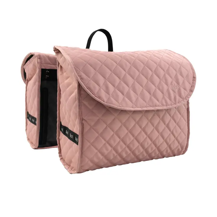 Quilt - Dubbele fietstas - Roze