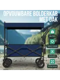 Bolderkar Opvouwbaar XL met Dak