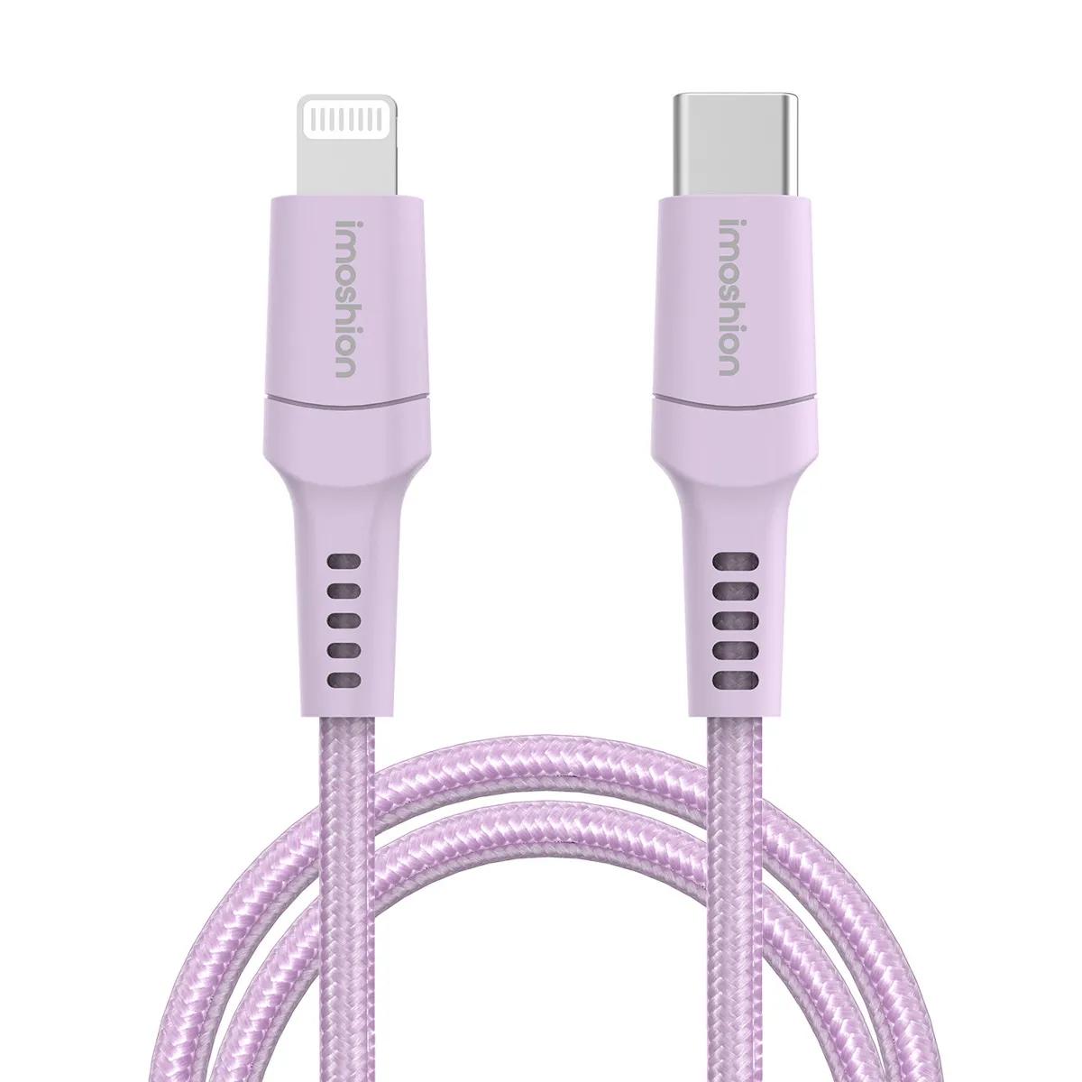 Imoshion  Lightning naar USB-C kabel 2 meter  Lila main product image