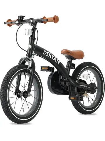 Luxe Kinderfiets 12 inch - 3 in 1 - Loopfiets