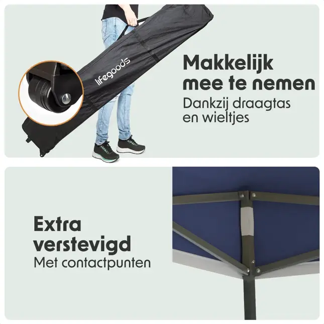 LifeGoods Partytent – 3x6 m