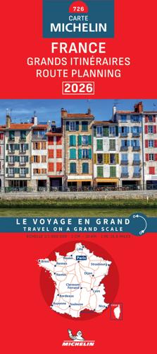 Kaart National 726 Frankrijk Itineraires