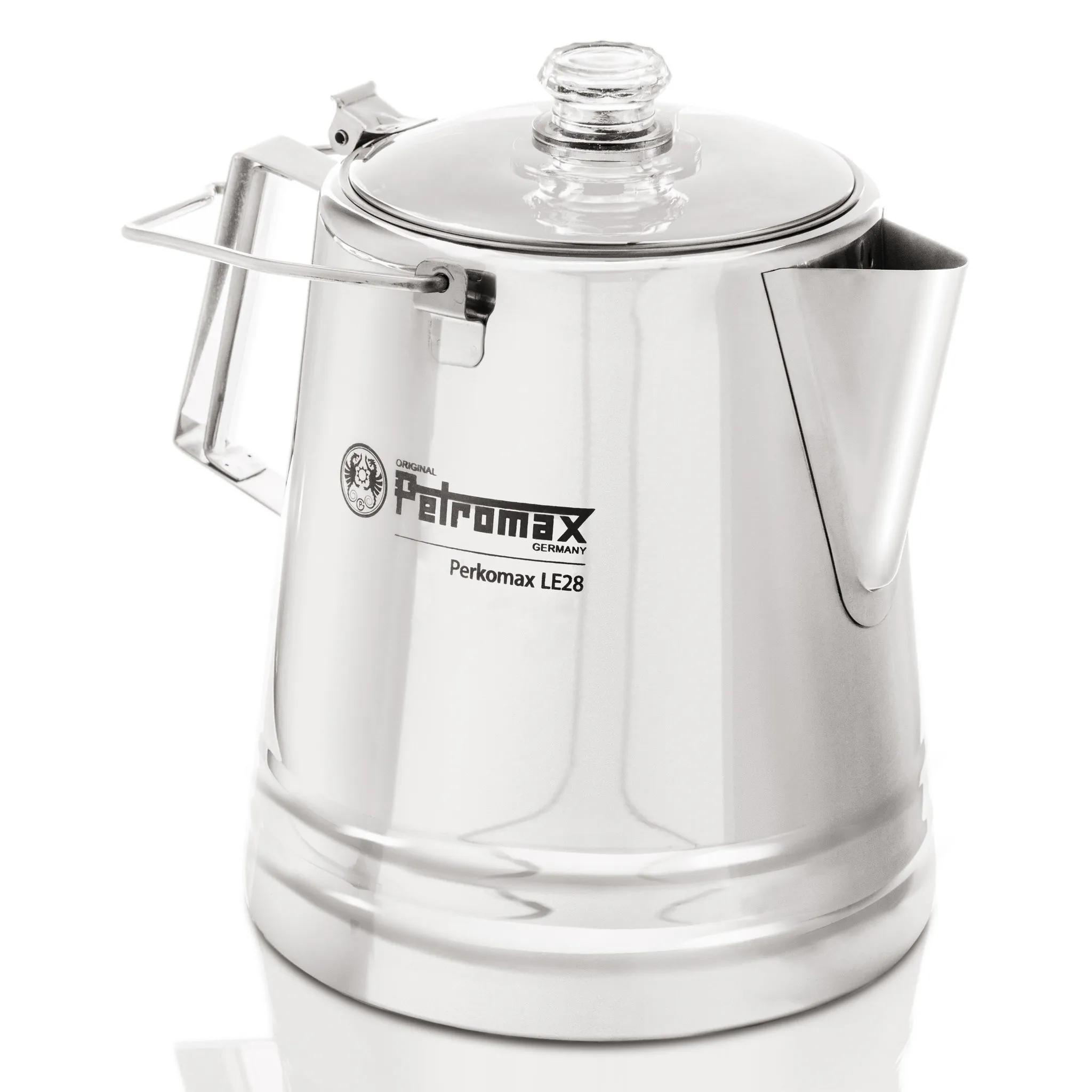 Petromax  Perkomax RVS percolator  28 kops  Zwart