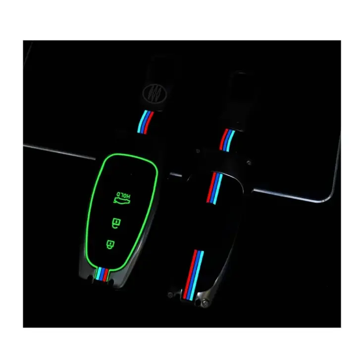 Metalen Sleutelhoesje voor Hyundai grijs J3
