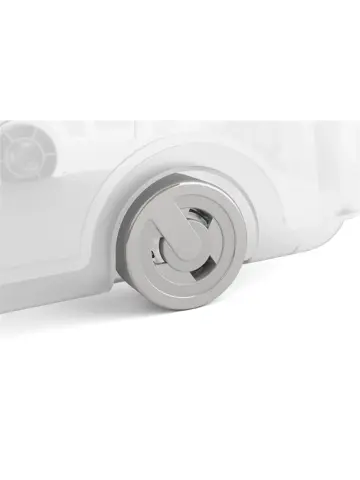 W Opbergbox L - 50L - transparant/grijs