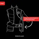 Infrarood verwarmde Bodywarmer Man - Zwart