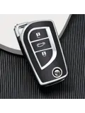TPU Sleutelhoesje voor Toyota zwart C3