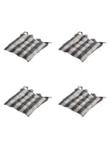 Amora - Kuipstoelkussen Hoge rug - Set van 4