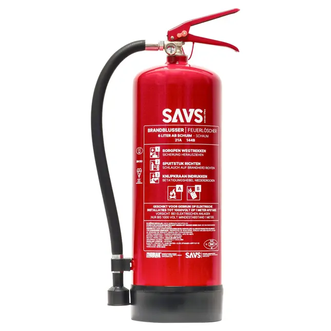 Brandblusser schuim 6 liter