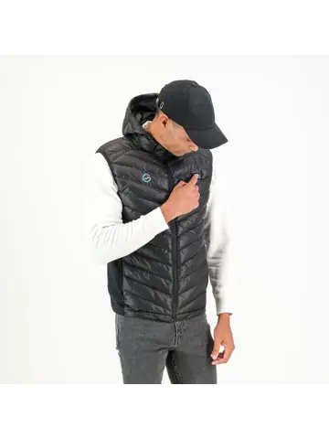 Høgge Verwarmde Heren Bodywarmer Gløde Zwart