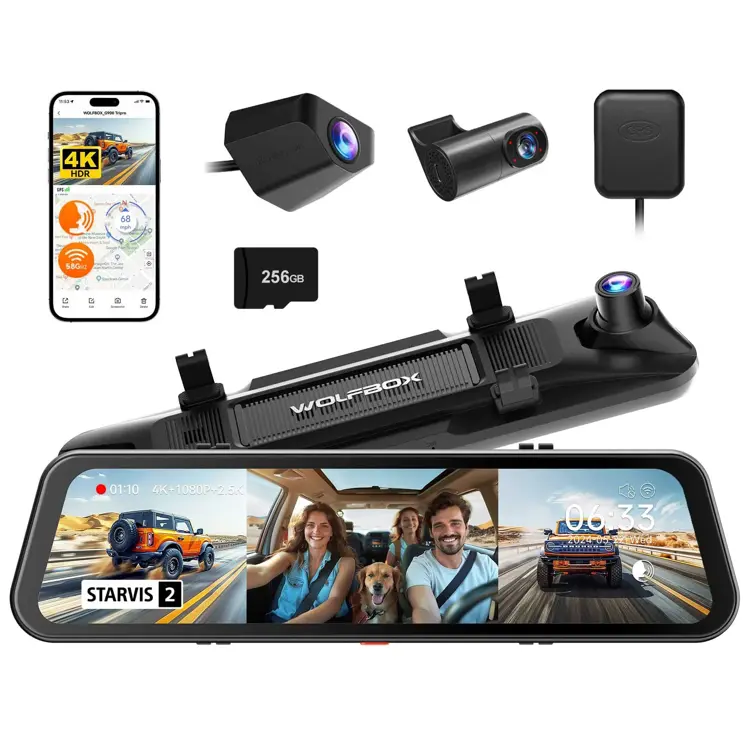 G900 Tripro cabin 3CH 4K Wifi GPS 256gb Mirror