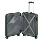 Travelite City 4 Wiel Trolley S green Groen