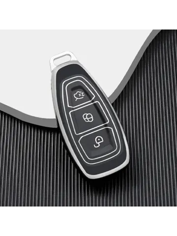 TPU Sleutelhoesje voor Ford zwart K3