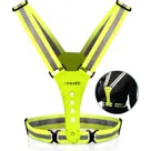 Craved Hardloopvest LED - Oplaadbaar - Geel