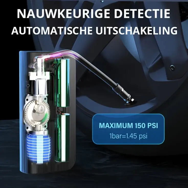 A13 oplaadbare fietspomp