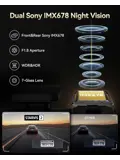 F77 V2 4K Touch Wifi GPS 2CH 256gb dashcam