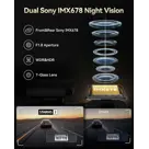 Redtiger F77 V2 4K Touch Wifi GPS 2CH 256gb