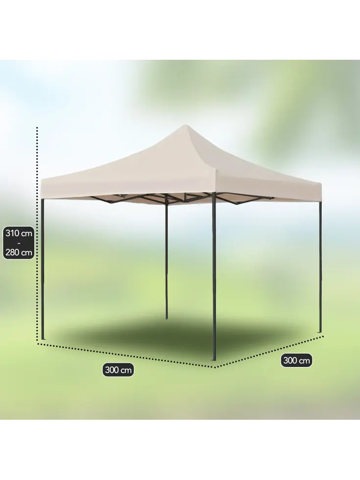 Partytent - Opvouwbaar - Easy Up - 3x3m
