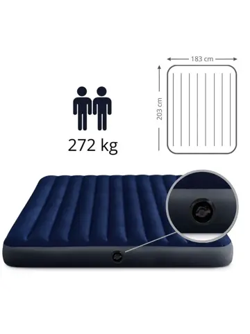 Luchtbed - Intex Classic - 2P - 183x203 cm