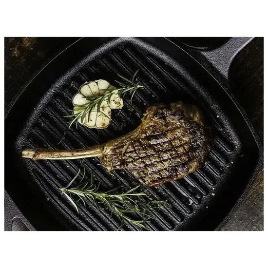 Grillpan - 23x23 cm- Gietijzer
