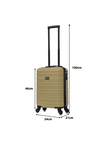 Reiskoffer XS ABS 29L met TSA-slot en 360° wielen