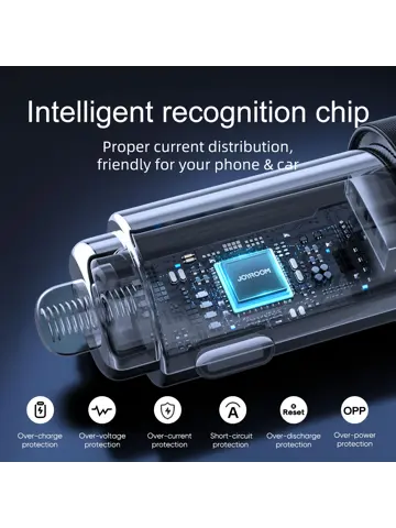 Autolader 3-in-1 - 24W - Zwart