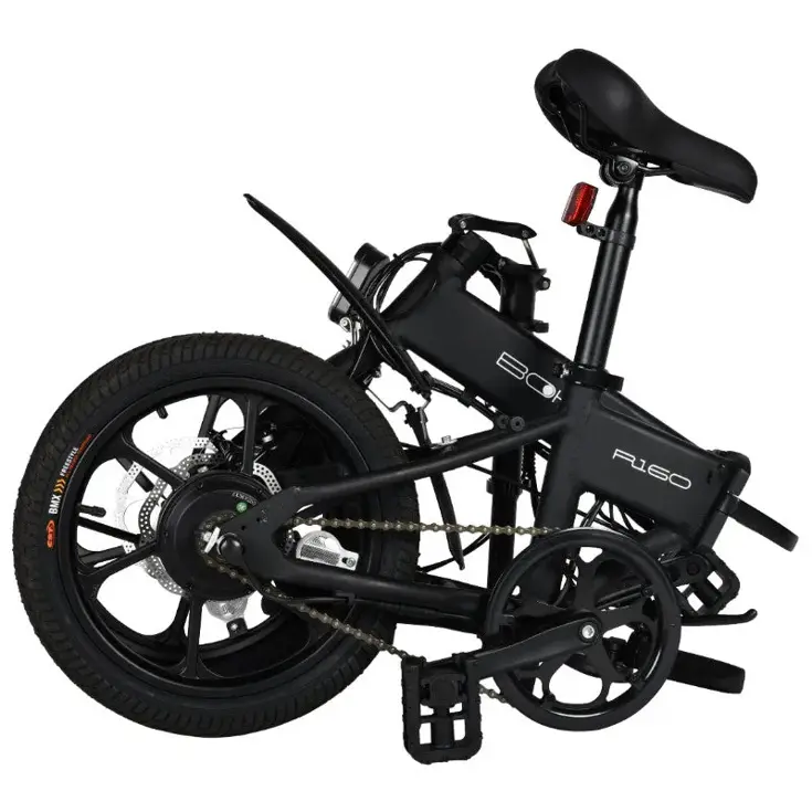 Elektrische vouwfiets - R160 - 16 inch - Zwart