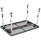 Crespo Tafel AL/246 101x65 cm Grijs