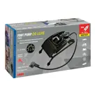 Voetpomp met dubbele cilinder en manometer