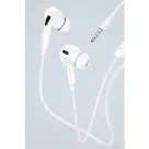 Bedrade Oordopjes AUX - 1.2m - Wit - USAMS