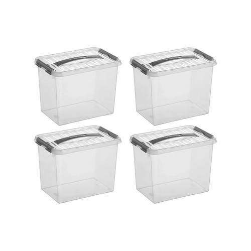 Q-line - Opbergbox - 9L - 4-delig