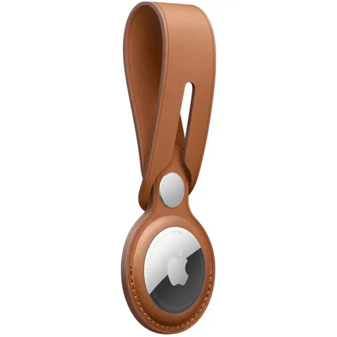 Apple Leather Loop AirTag-sleutelhanger