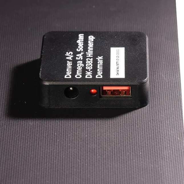 SOP10200 Zwart Draagbaar Zonnepaneel