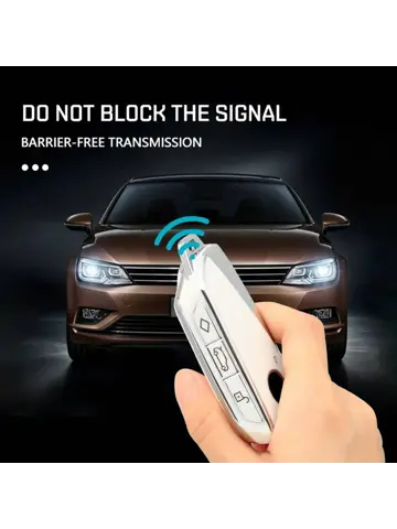 TPU Sleutelhoesje voor Bmw wit F4