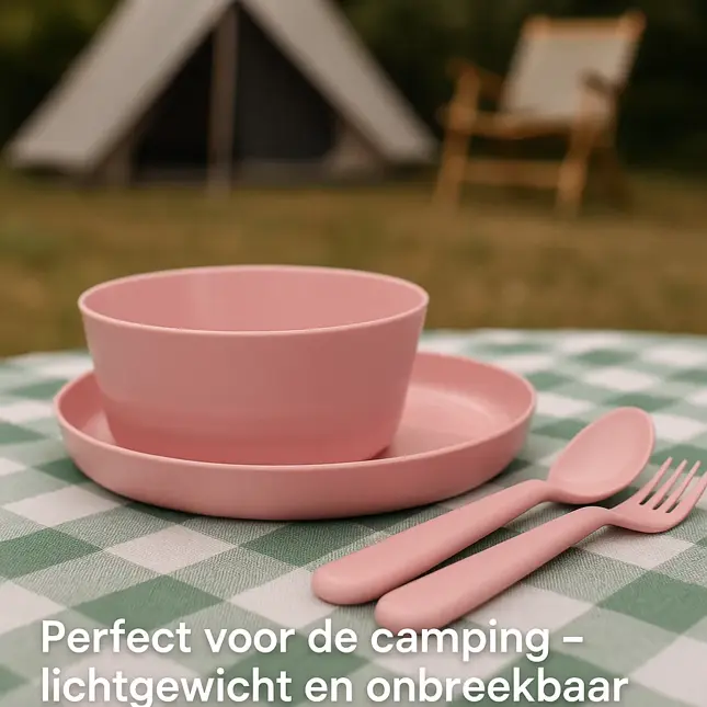 Serviesset 24-delig - Picknickset
