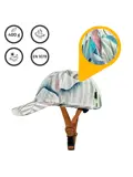 Vizorz SwitchCap fietshelm - Green Flower Cap
