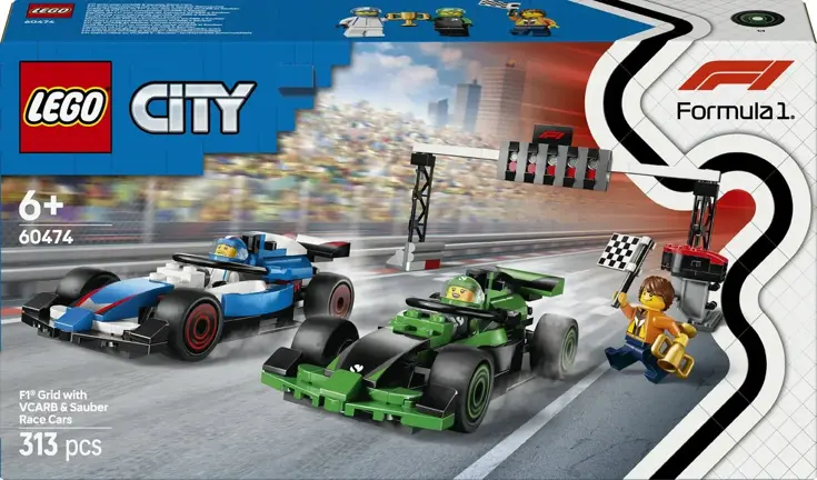 LEGO® F1® grid VCARB en Sauber racewagens 60474