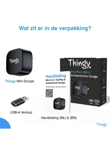 Ultra Mini USB-C 2-in-1 CarPlay Dongle