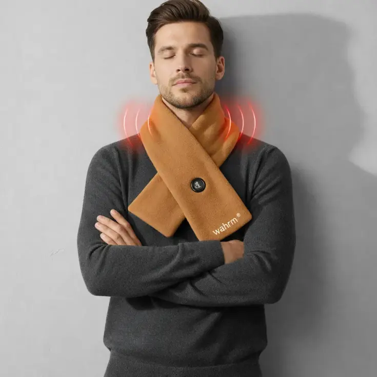 Oplaadbare verwarmende shawl - drie standen