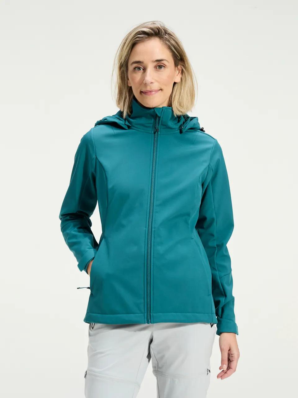 ANWB  Quara  Softshelljas dames  Human Nature  Donker Groen   XXXL